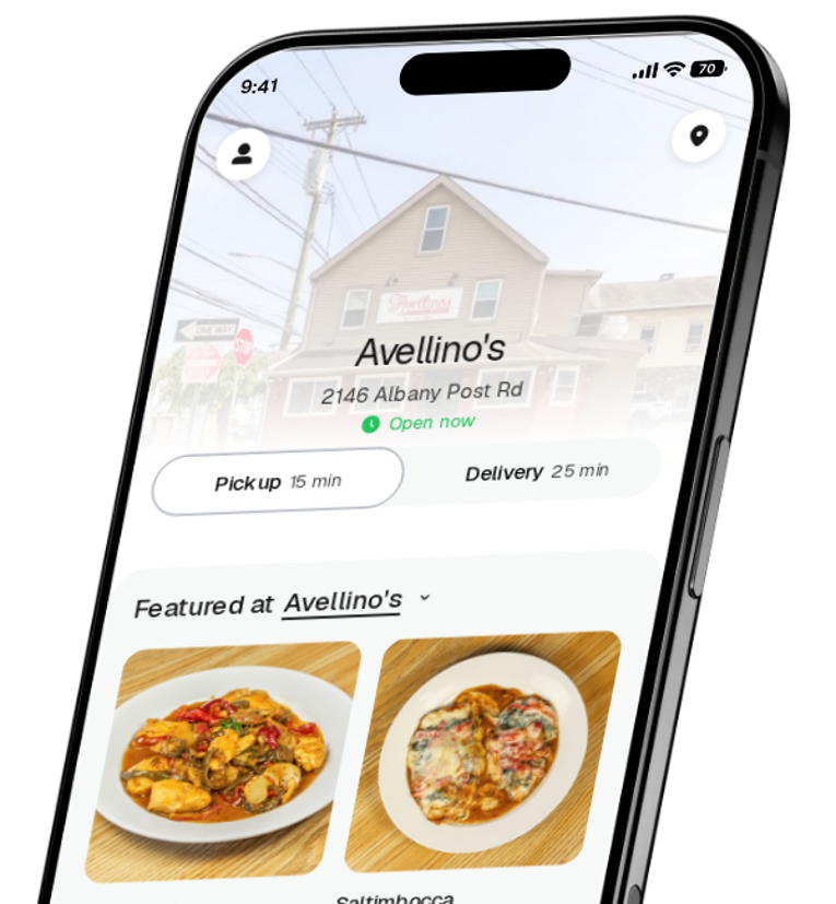 Avellino's app preview