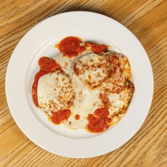 Eggplant Parmigiana.